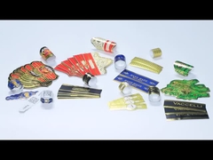 CMYK ゴールドホイル シガララベル 印刷 個別 ロゴ ステッカー 印刷