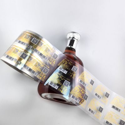 購入 透明ブランデーラベル 防水3Dカスタムワインボトルラベル online manufacture