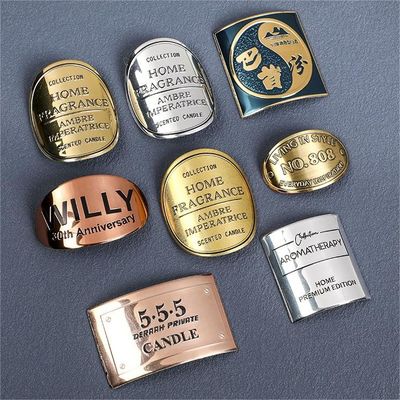 ワインボトル ゴールド レッドワイン ラベル 香水ボトル メタルステッカー ODMデザイン 印刷色 パントーン色 防水