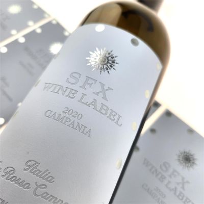 高級革のステッカー 包装 ワインラベル 防水 レッドワインラベル