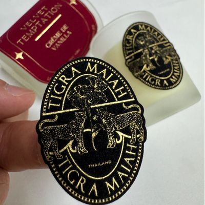 高品質のセルフアダッシブ デボブス デボブス ベルベット 香水 キャンドル スティッカー ラベル