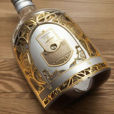 ボトル用工場直販ワインラベルステッカー接着剤メタルラベル