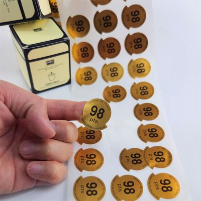 購入 高級ゴールドフォイル 印鑑 凸版 粘着 ろうそく ワイン 化粧品 香水 ボトル ラベル ロール online manufacture
