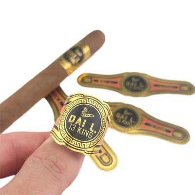 購入 Custom Eco-friendly Cigar Label with Full-automatic Production and ISO9001 Certified for Private Branding online manufacture