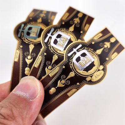 良い値段 高級紙ラベルバンド プリント シガール ゴールドホイル シガールラベルバンド シガレットラベル 彫刻金スタンプステッカー オンライン