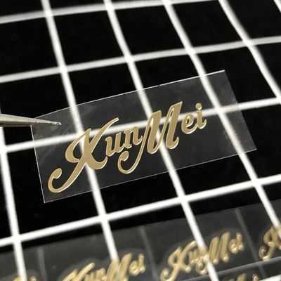 良い値段 電子塗装された金属文字 香水ボトル ラベル ゴールド ニッケル 彫刻されたキャンドル 警告ラベル オンライン
